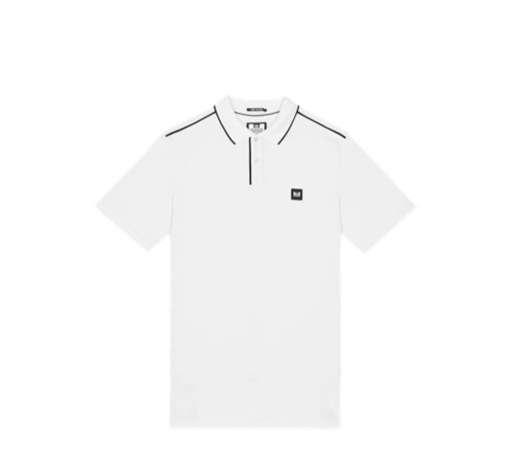 Weekend Offender Astola Polo Shirt White/Black