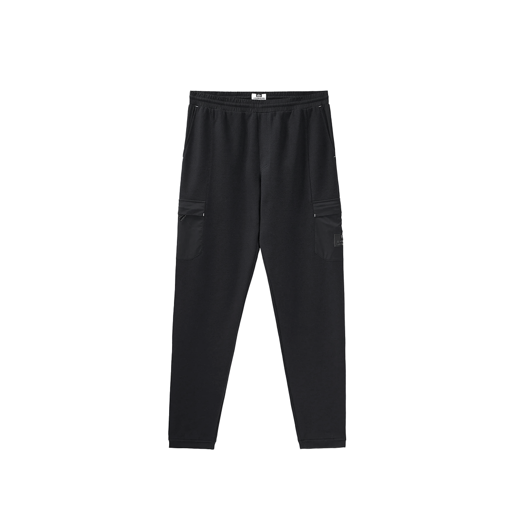 Weekend Offender Estefano Polyamide Detail Jogger Pants Black