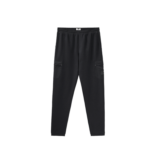 Weekend Offender Estefano Polyamide Detail Jogger Pants Black