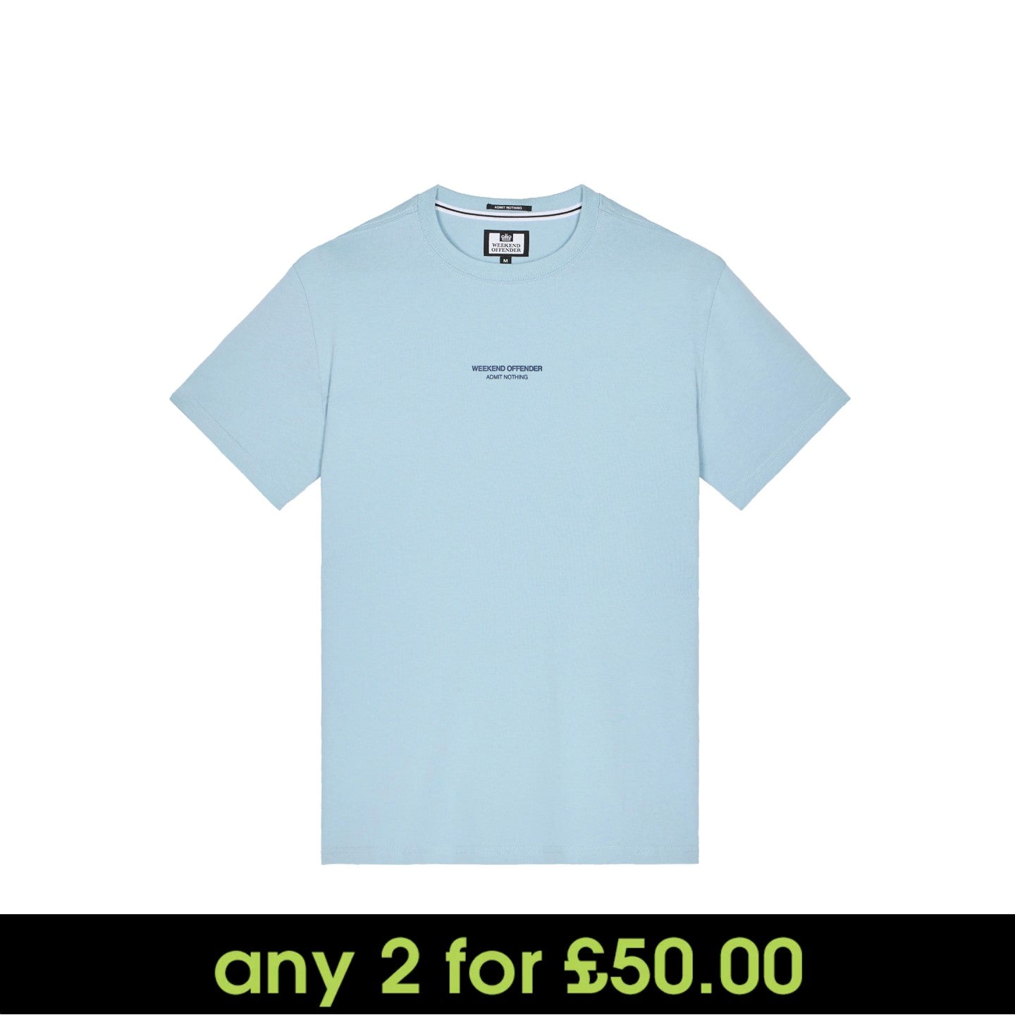 Weekend Offender Millergrove T-Shirt Arctic/Bright Navy