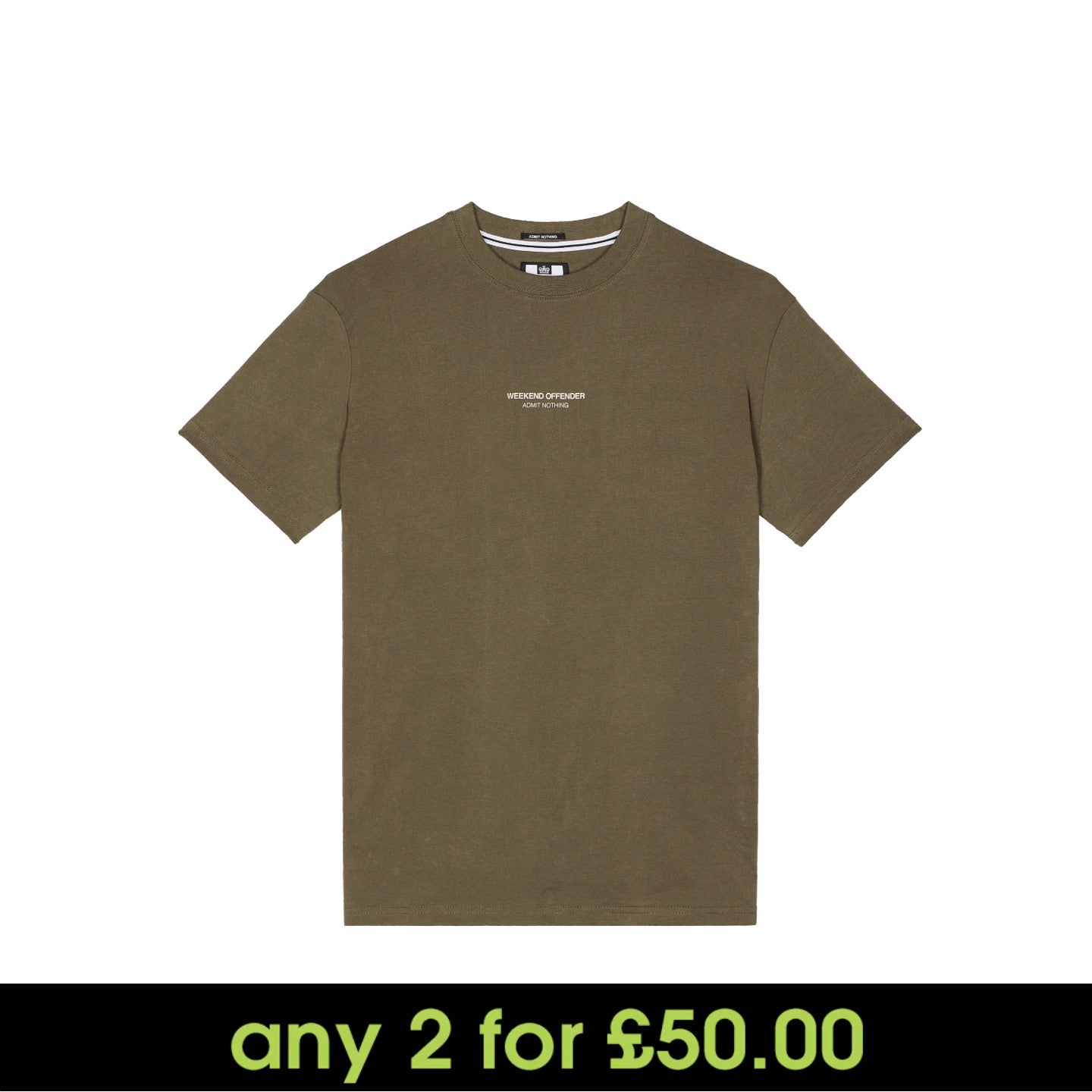 Weekend Offender Millergrove T-Shirt Castle Green/Abalone