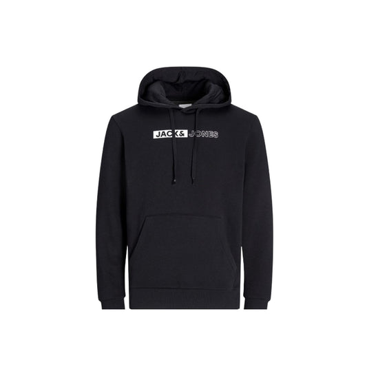 Jack & Jones Corp Logo Sweat Hoodie Black