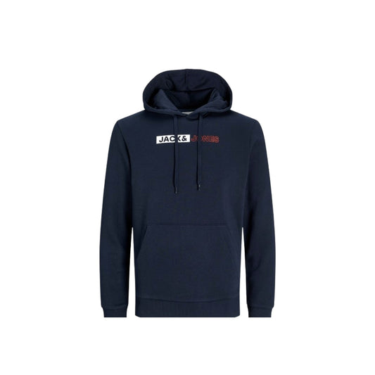 Jack & Jones Corp Logo Sweat Hood Navy