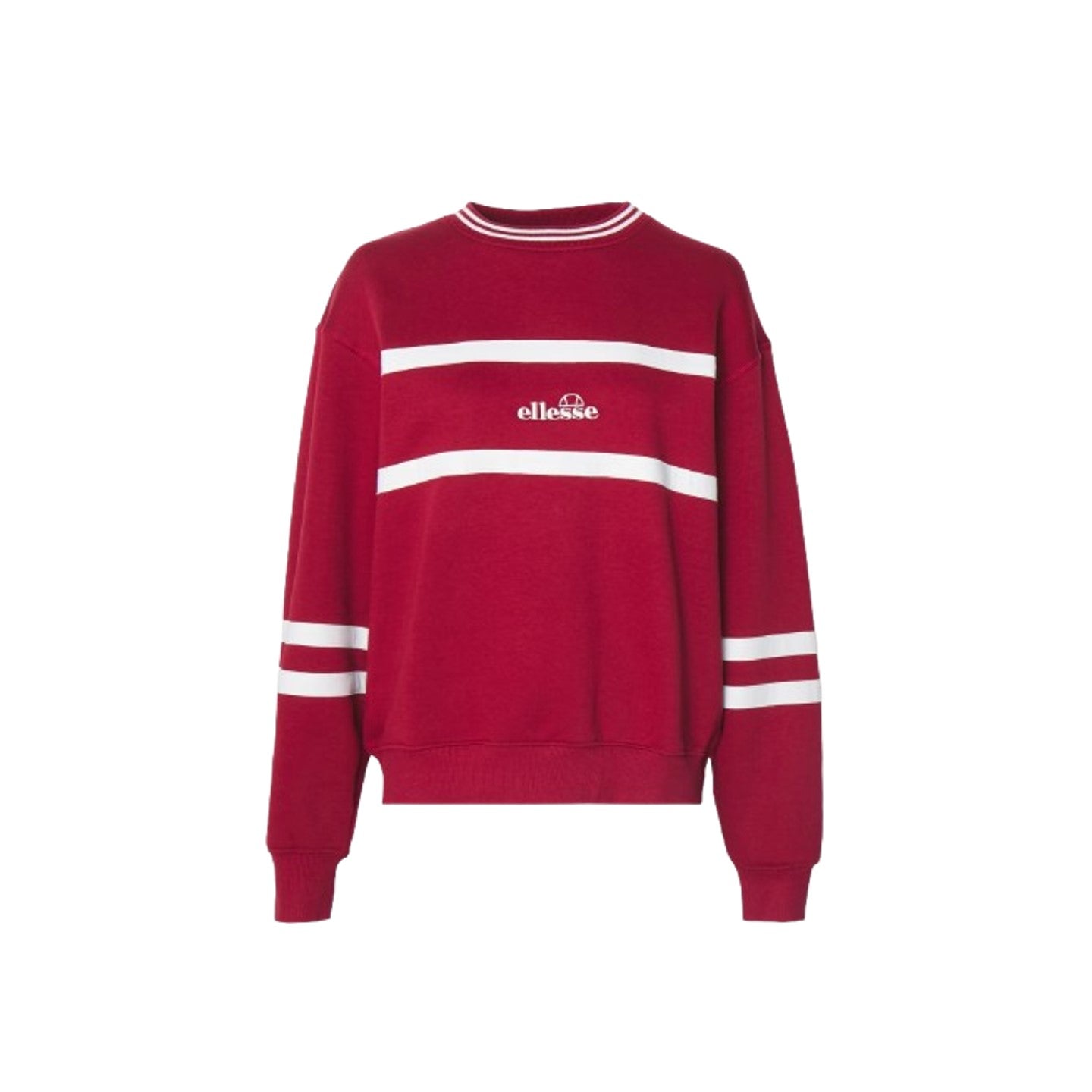 Ellesse Marchi Sweatshirt Burgundy / Off White