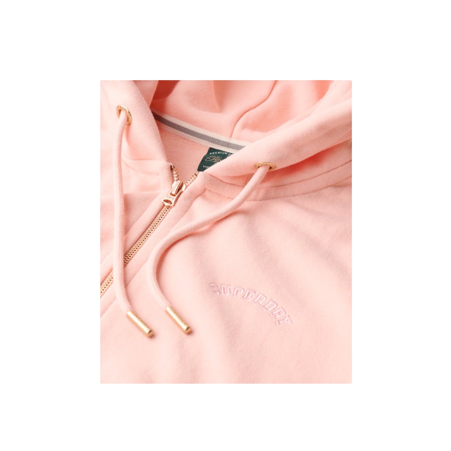 Superdry Essential Logo Zip Hood HB Pale Rose Pink