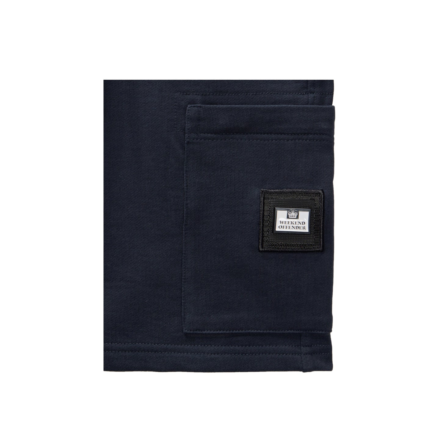 Weekend Offender Hawkins Zip Pocket Jogger Short Navy