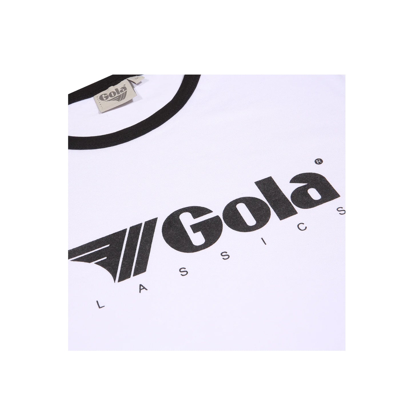 Gola Ringer T-Shirt White