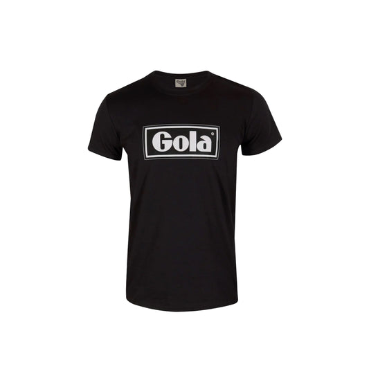 Gola Box Text T-Shirt Black