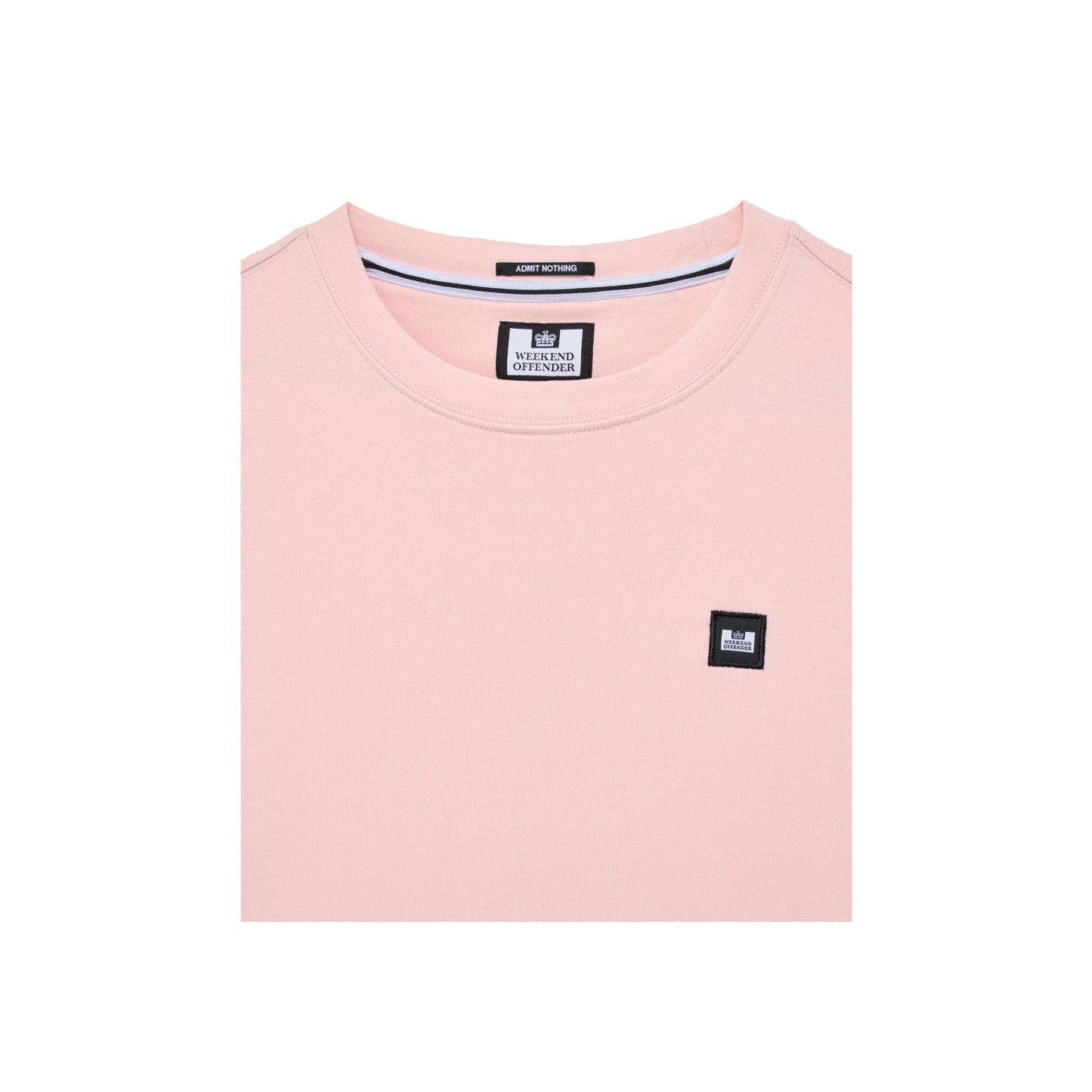 Weekend Offender Ferrer Badge Sweatshirt Pale Blush