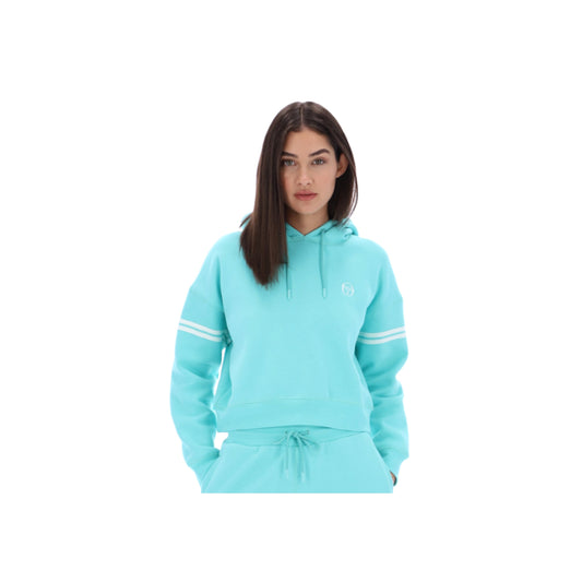 Sergio Tacchini Filomena Cropped Hoodie Pool Blue