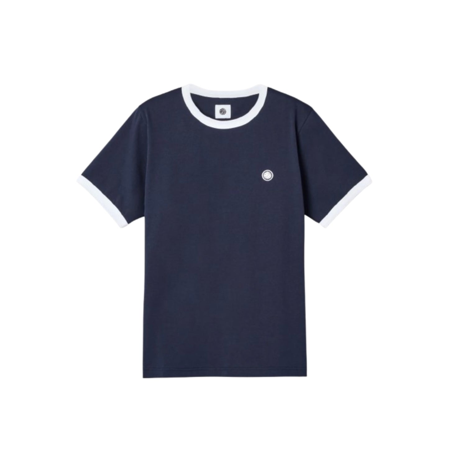 Pretty Green Eclipse Ringer SS T-Shirt Navy