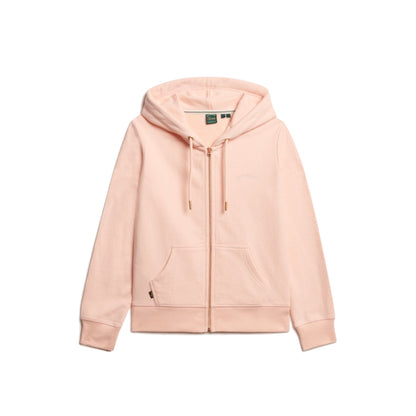 Superdry Essential Logo Zip Hood HB Pale Rose Pink