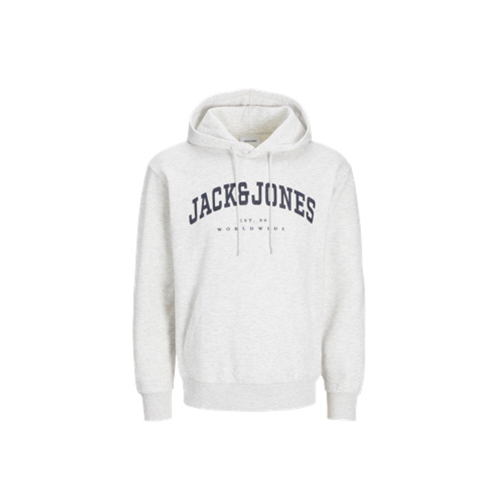 Jack & Jones Caleb Varsity Hoodie White Melange