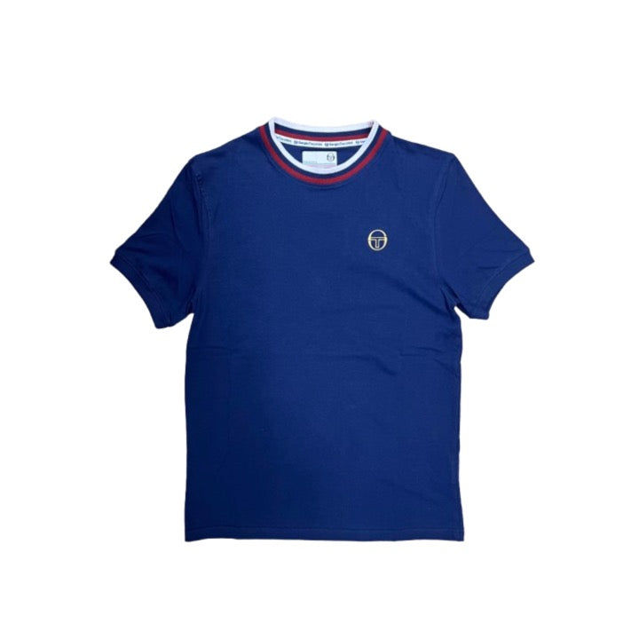 Sergio Tacchini Rainer T-Shirt Maritime Blue/Sun Dried Tomato