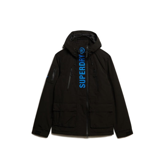 Superdry Ultimate Windcheater Jacket Black/Blue Bay