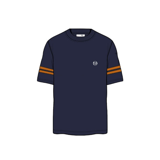 Sergio Tacchini Grello T-Shirt Maritime Blue/Marmalade