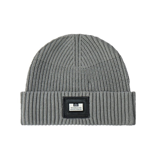 Weekend Offender Lehto Badge Beanie Zinc