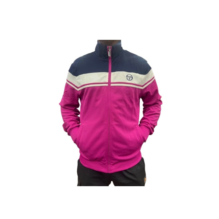 Sergio Tacchini Damarindo Track Top Festival Fuschia/Maritime Blue/Gardenia