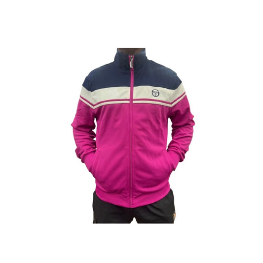 Sergio Tacchini Damarindo Track Top Festival Fuschia/Maritime Blue/Gardenia