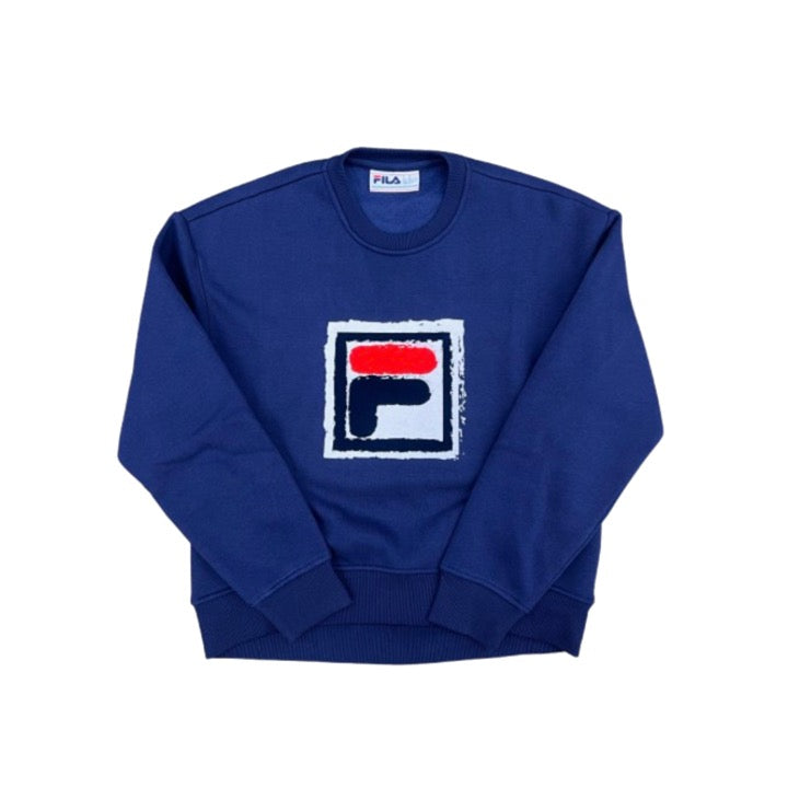 FILA Halia Oversized Crew Sweat Fila Navy