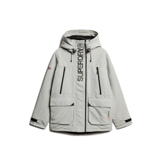 Superdry Ultimate EMB Windbreaker Jacket Puritan Grey