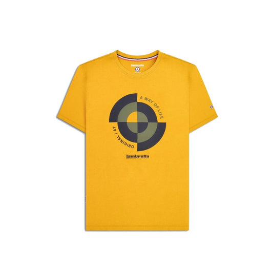 Lambretta Target Quadrant T-Shirt Gold