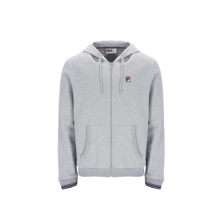 FILA Tenconi 2 Box Zip Hoodie Grey Marl