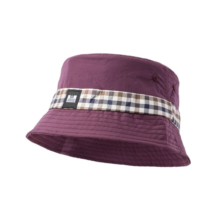 Weekend Offender Queensland Bucket Hat Acai Berry / Mid House Check