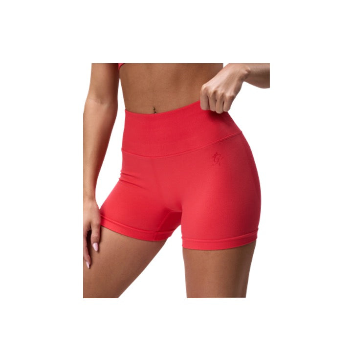 Gym King Sculpt Seamless 3 Inch Short Coral Red