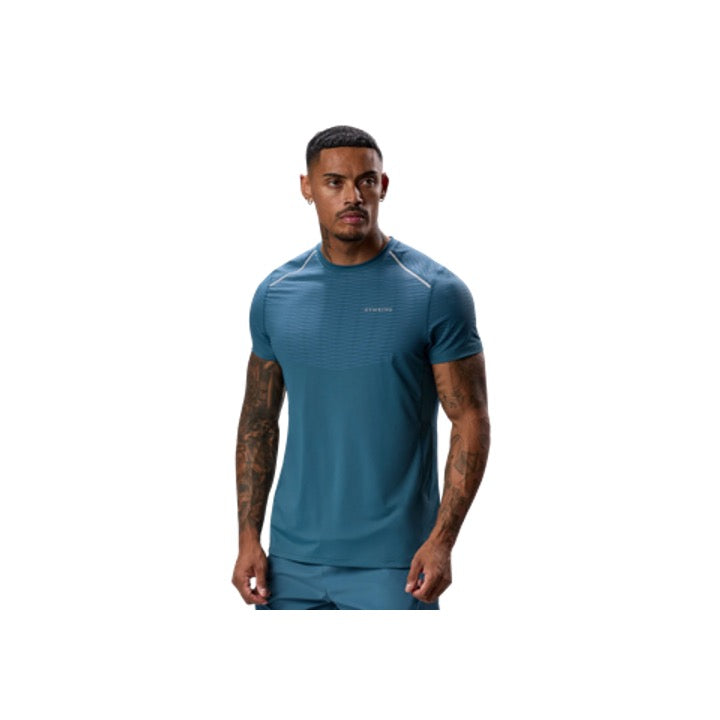 Gym King Divergent T-Shirt Lake Blue