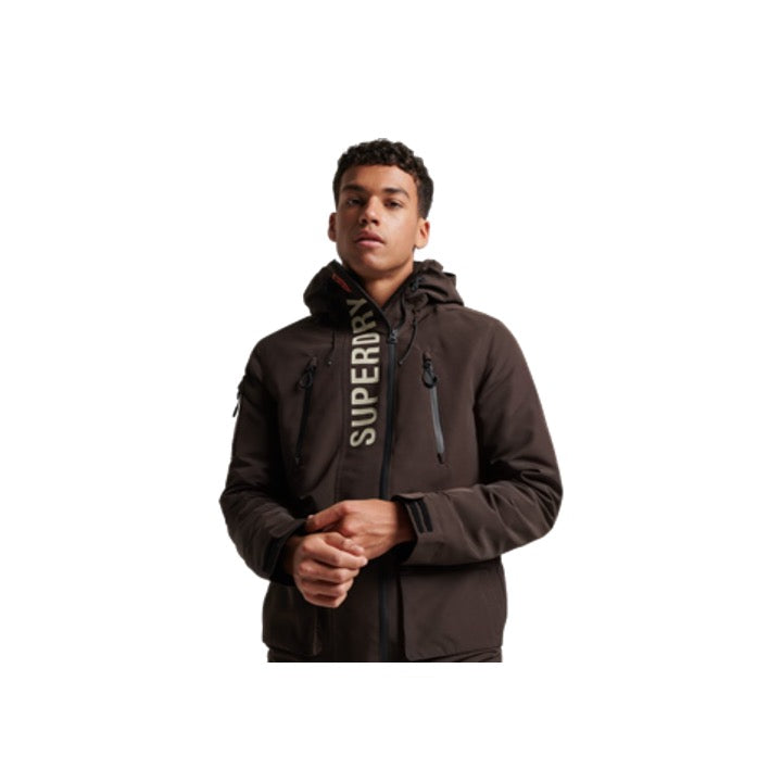 Superdry Ultimate Windcheater Jacket Dark Oak Brown