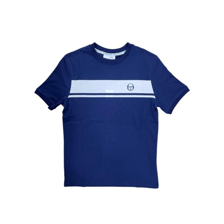 Sergio Tacchini Master T-Shirt Maritime Blue/Gardenia