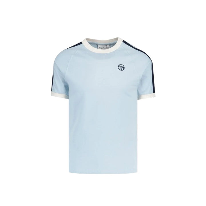 Sergio Tacchini Hadow Ringer T-Shirt Celestial Blue