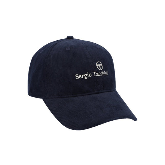 Sergio Tacchini Sarry Corduroy Logo Cap Maritime Blue