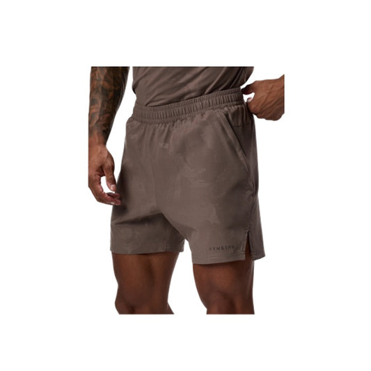 Gym King Debossed Camo Shorts Iron