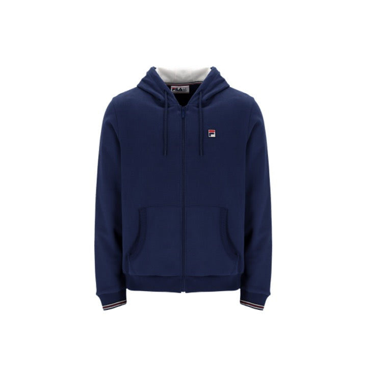 FILA Tenconi 2 Box Zip Hoodie Navy