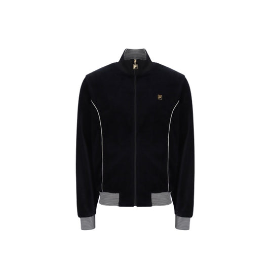 FILA Bosa Velour Track Jacket Black