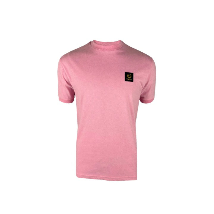 Trojan Plain Badged T-Shirt Pink