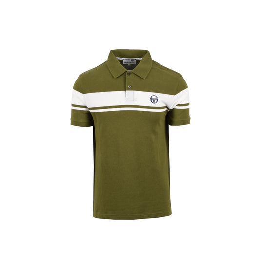 Sergio Tacchini Youngline Polo Shirt Sphagnum/Gardenia