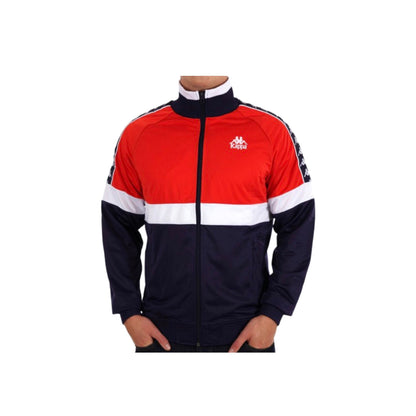 Kappa Track Top Red/Blue Evening/White