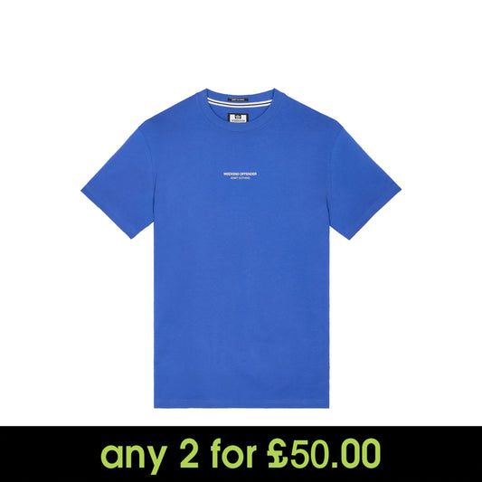 Weekend Offender Millergrove T-Shirt Bluebell/Alabaster