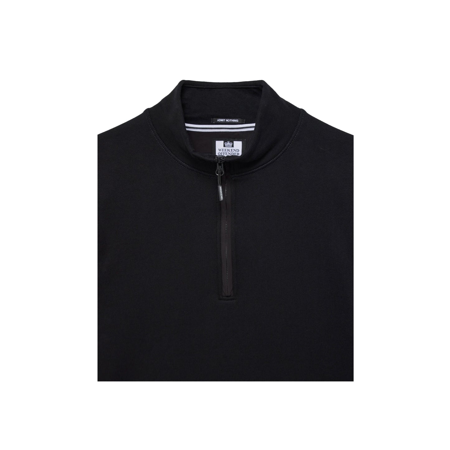 Weekend Offender Kraviz 1/4 Zip Black