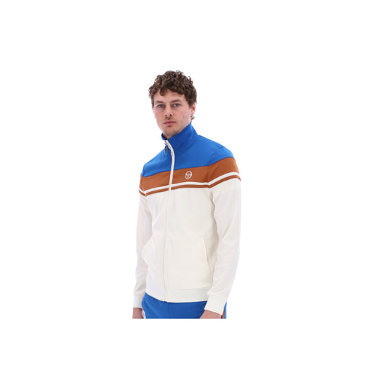 Sergio Tacchini Damarindo TT Track Top Nautical Blue/Gardenia/Mocha Bisque