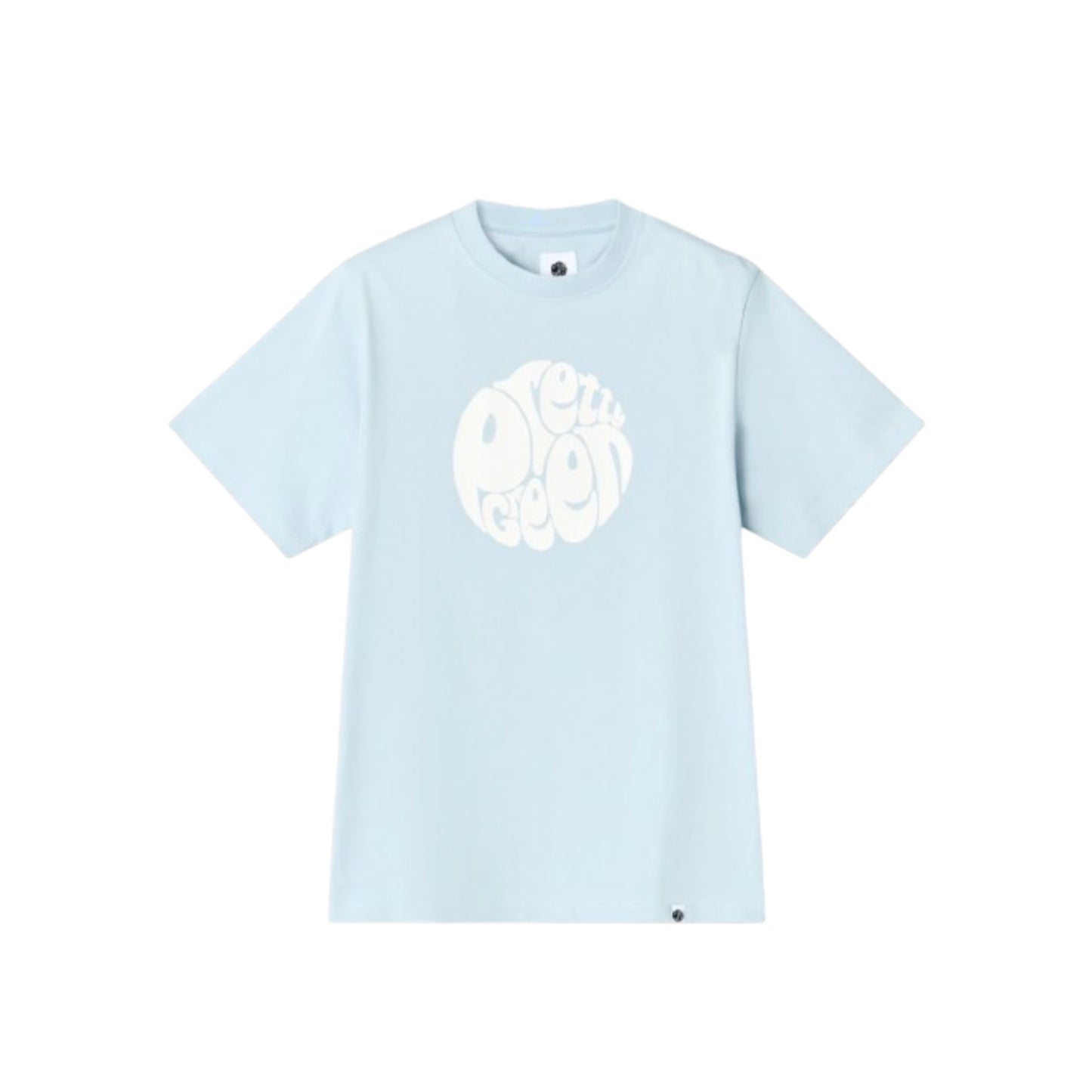 Pretty Green Gillespie Logo SS T-Shirt Sky Blue