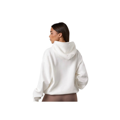 Gym King Ladies Shadow Oversized Hoodie Cream