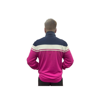 Sergio Tacchini Damarindo Track Top Festival Fuschia/Maritime Blue/Gardenia