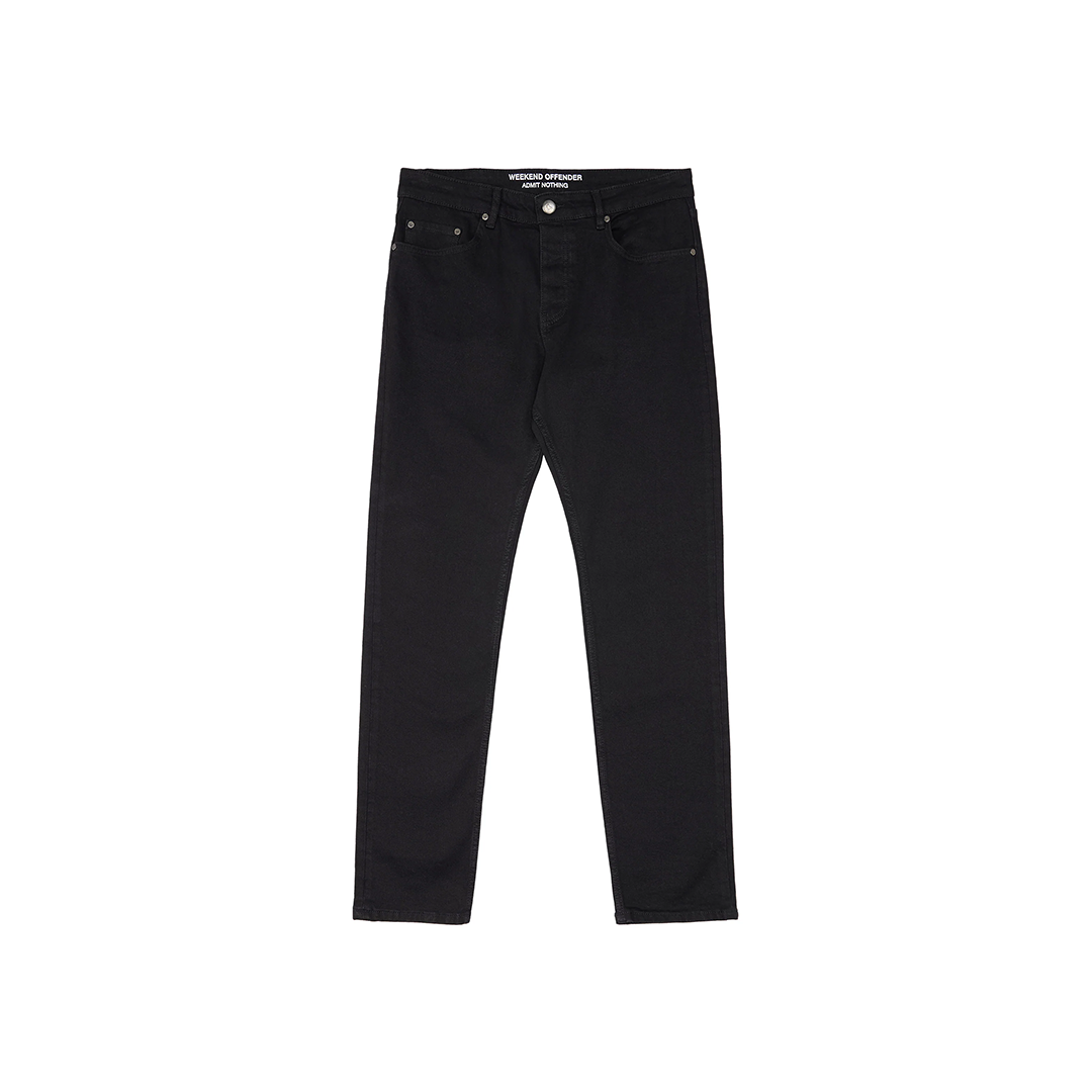 Weekend Offender 444 TBL Tapered Black Denim Jeans