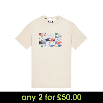 Weekend Offender Alpha Graphic T-Shirt Ivory