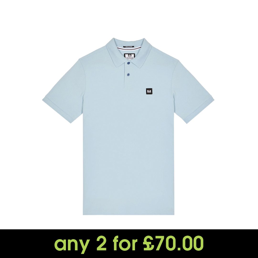 Weekend Offender Caneiros Polo Shirt Arctic