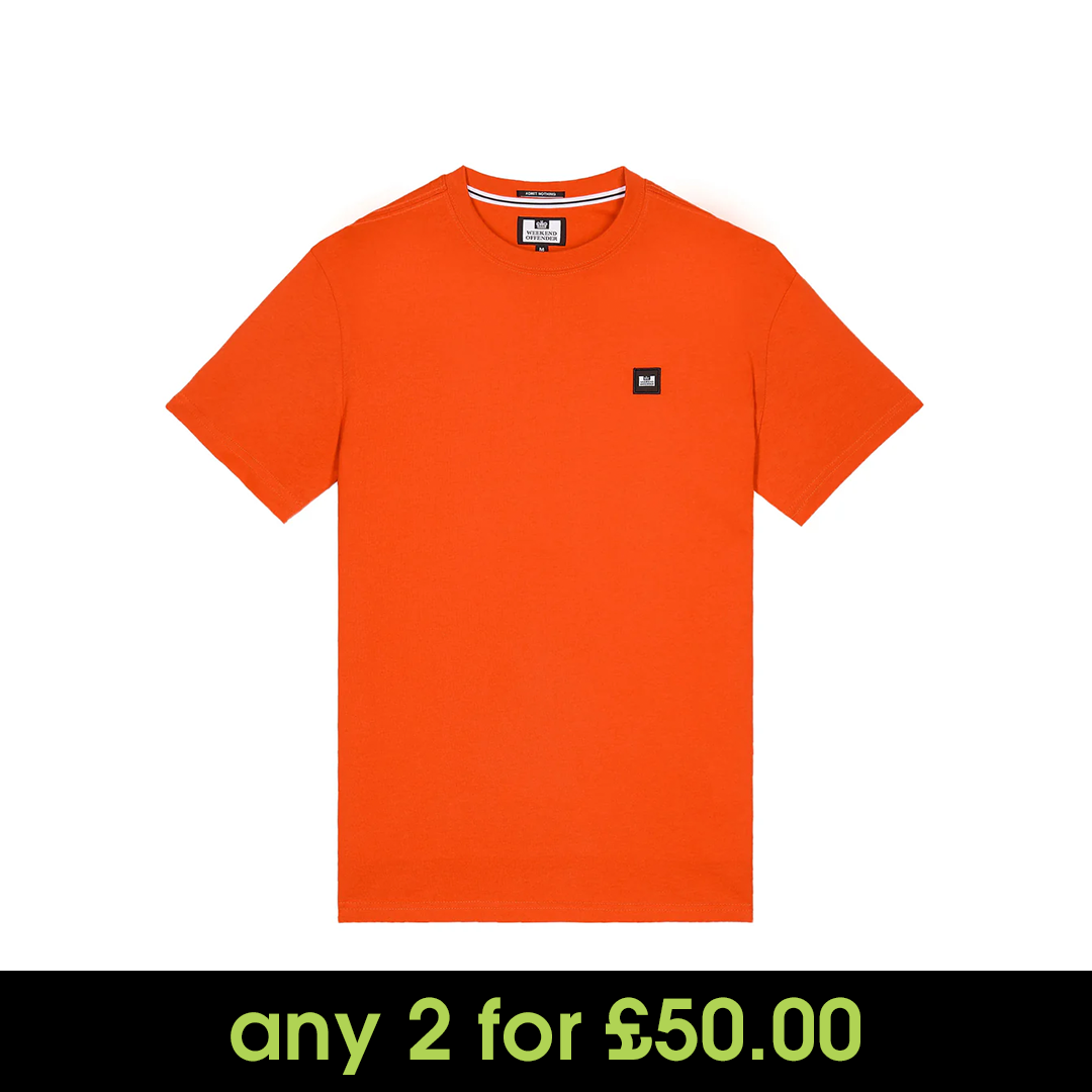 Weekend Offender Cannon Beach T-Shirt Uluru Orange